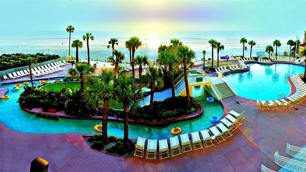14Th Floor 2 Bedroom Resort Condo Direct Oceanfront Wyndham Ocean Walk Resort Daytona Beach 1401 外观 照片